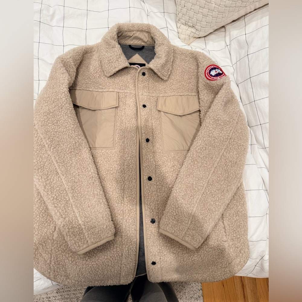 Canada Goose Beige Sherpa Jacket